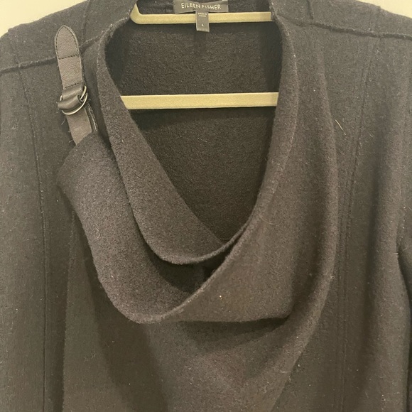 Eileen Fisher Boiled Wool Jacket Large - Picture 2 of 6